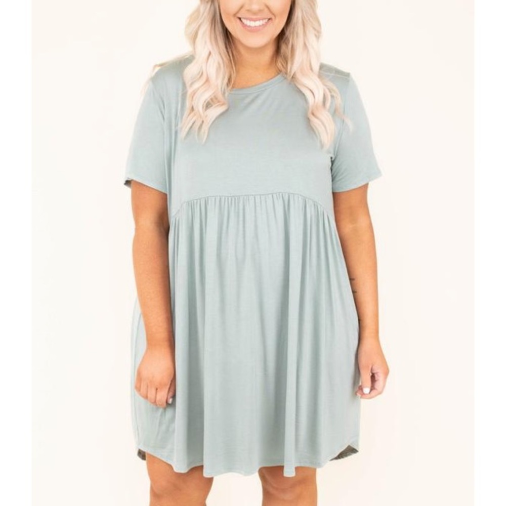 Short sleeve extremely soft T-shirt style  dress